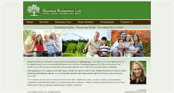Desktop Screenshot of heatherrobertsonlaw.com